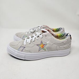 Converse Shoes Womens 7.5 Mens 5.5 Sneakers Family Unity Star Pride Rainbow S1